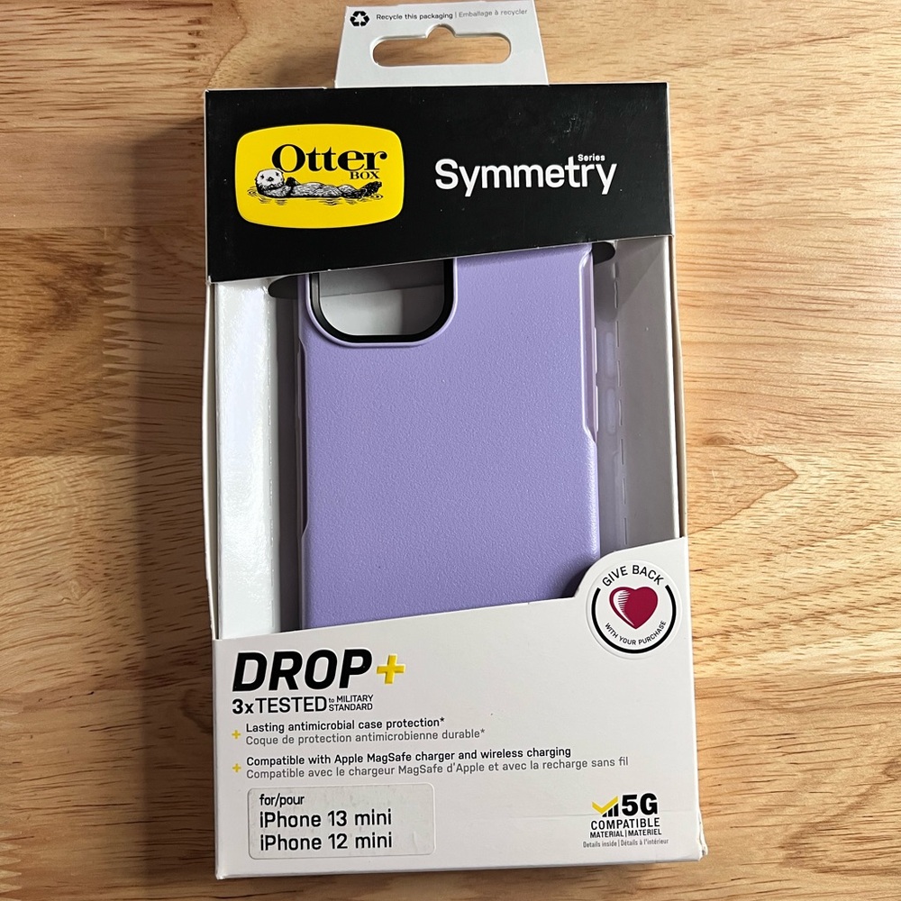 OtterBox Symmetry Series Case for iPhone 13 Mini - Purple